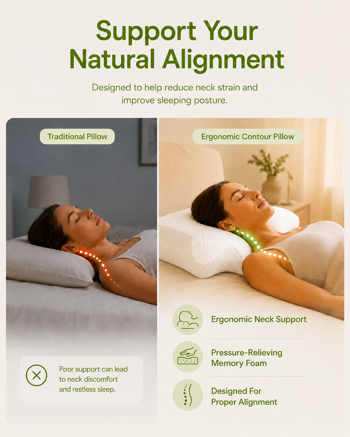 Orthopedic Contour Pillow